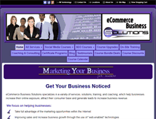 Tablet Screenshot of ecommercebusinesssolutions.ca
